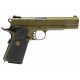 Страйкбольный пистолет WE COLT M1911А1, металл, M.E.U. OD WE-E008A-OD